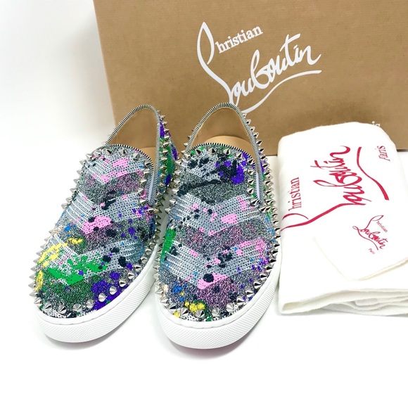 Brand New Christian Louboutin Pik Boat Woman Flat - Picture 8 of 8